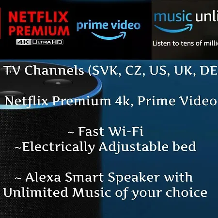 E3 Luxury Oldtown W Free Garage, Supermarket, Fastwifi, Unlimited Music, Prime Video, Aircon Appartamento Košice