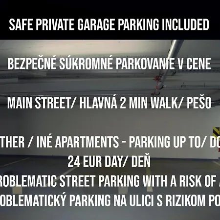 E3 Luxury Oldtown - Free Parking, Supermarket, Pcscreen, Netflix, Unlimited Music, Aircon Apartment Kosice