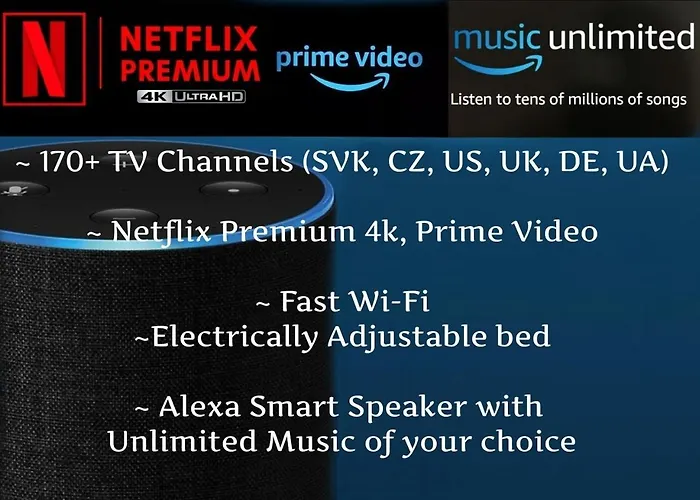E3 Luxury Oldtown - Free Parking, Supermarket, Pcscreen, Netflix, Unlimited Music, Aircon Apartamento Košice
